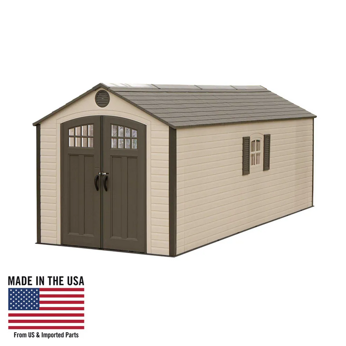 Lifetime 8 Ft. x 20 Ft. Outdoor Storage Shed
