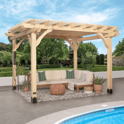 Backyard Discovery 12′ x 10′ Fairhaven Pergola – Elegant, Durable & Functional